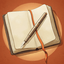 Bob taking notes in a journal